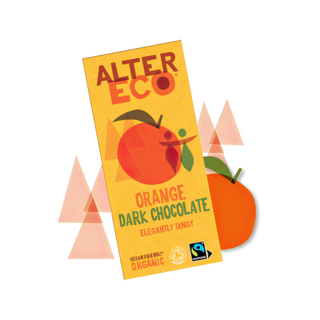 Orange Dark Chocolate, 100g