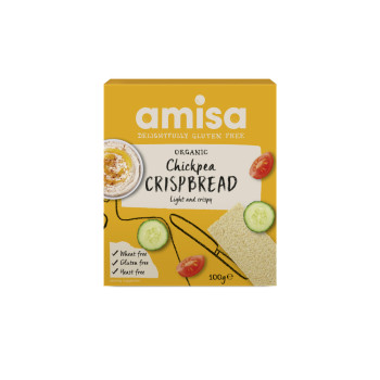 Chickpea Crispbreads, Organic, 100g