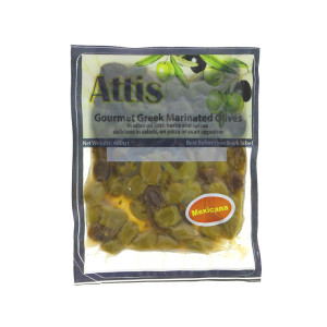 Attis Gourmet Mexicana Pitted Green and Black Olives