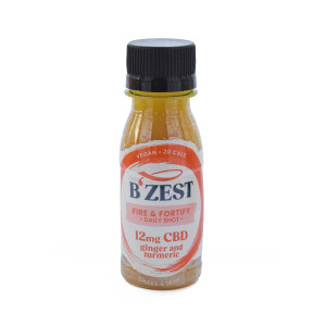 Ginger and Turmeric 12mg CBD Shot