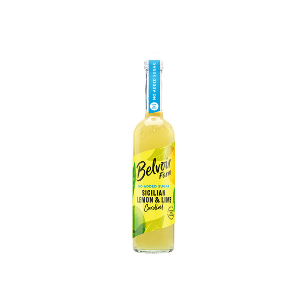 No added Sugar Sicilian Lemon & Lime Cordial, 500ml