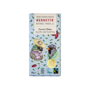Coconut Flakes Dark Chocolate, 80g