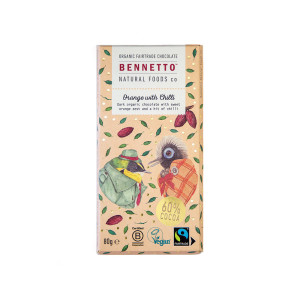 Orange with Chilli Dark Chocolate, 80g