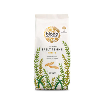 Organic White Spelt Penne, 500g