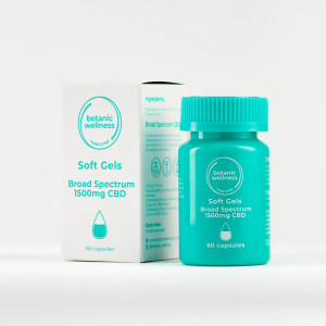 1500mg CBD Soft Gels 60 Capsules 