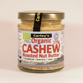 Carley's Organic Roasted Cashew Nut Butter 170g