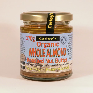 Carley's Organic Whole Almond Butter 250g
