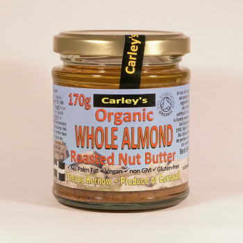 Carley's Organic Whole Roasted Almond Nut Butter 170g