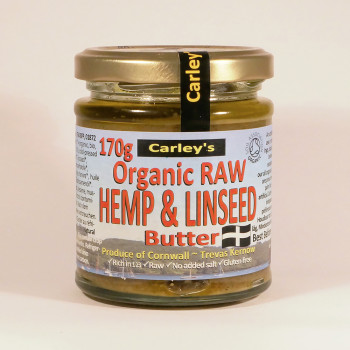 Carley's Organic Raw Hemp and Linseed Butter