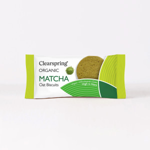 Organic Matcha Oat Biscuits, 40g