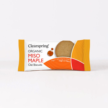 Organic Miso Maple Biscuits, 40g