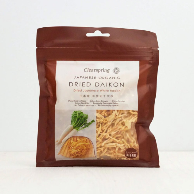 Organic Dried Daikon - Dried Japanese White Radish, 30g