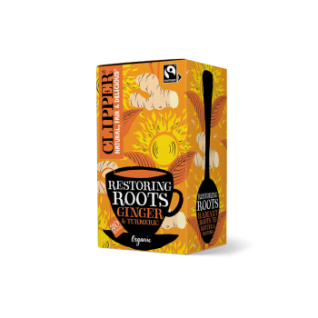 Clipper Restoring Roots Ginger and Turmeric 20 Bags