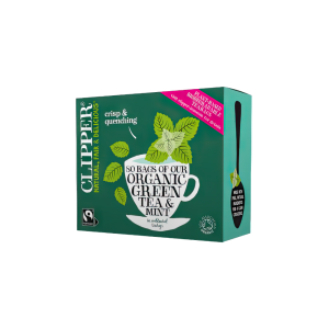Clipper Organic Green Tea and Mint 80 bags