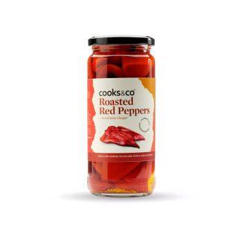 Cooks & Co Roasted Red Peppers 460g