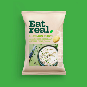 Hummus Chips Sour Cream & Chive Flavour, 110g
