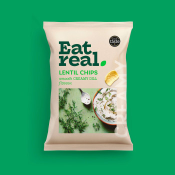 Lentil Chips Creamy Dill Flavour, 95g