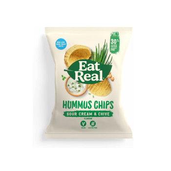 Eat real: Hummus Chips Sour Cream & Chive Flavour 135g