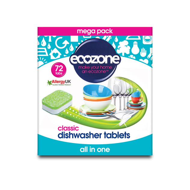 Ecozone 72 Classic Dishwasher Tabs