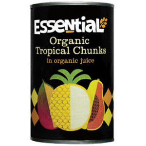 Essential Tropical Fruits In Juice Organic 400g Canned