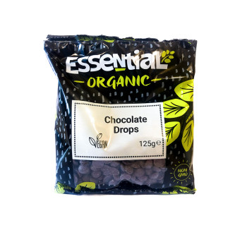Chocolate Drops, Organic, 125g