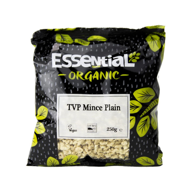 Essential Organic Plain TVP Mince