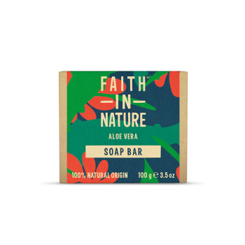 Faith In Nature Hand Made Aloe Vera Soap 100g