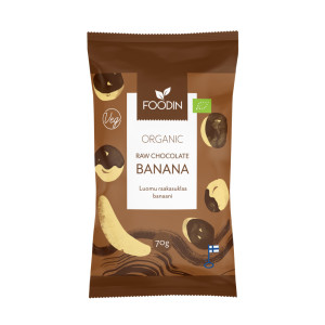 Organic Raw Chocolate Banana, 70g