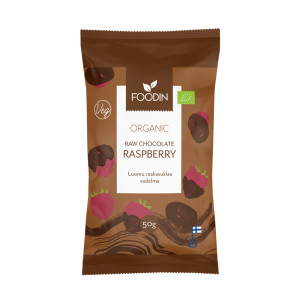 Organic Raw Chocolate Raspberry, 50g