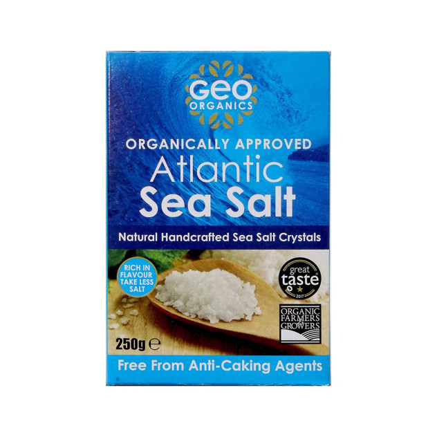 Geo Organics Organically Approved Atlantic Sea Salt 250g
