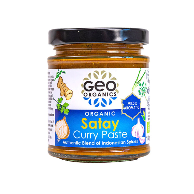Geo organics Indonesian Satay Curry Paste 180g