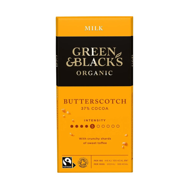 Green & Blacks Milk Butterscotch 37% Cocoa 90g