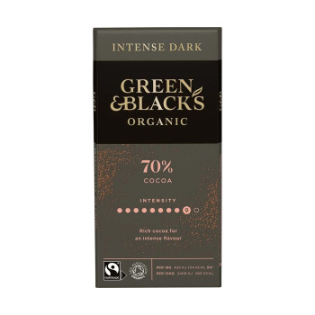 Green & Blacks 70% Cocoa Intense Dark Chocolate