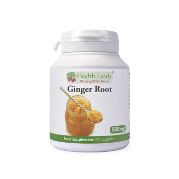 Health Leads - Ginger Root 500mg - 90 Capsules