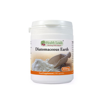 Health Leads - Diatomaceous Earth 450mg - 100 Capsules