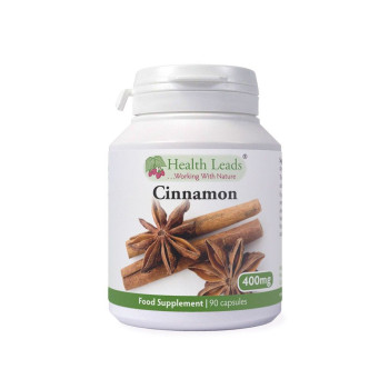 Health Leads - Cinnamon 400mg - 90 Capsules