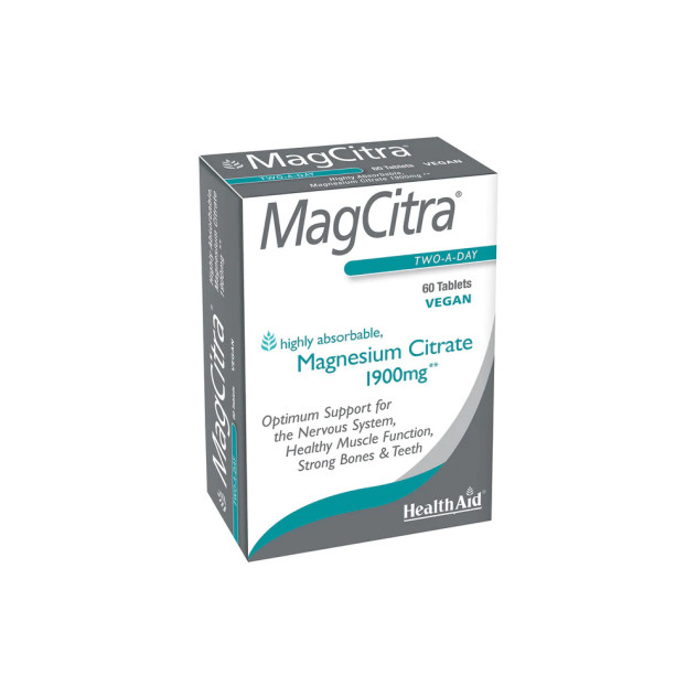 HealthAid Elemental Magnesium Citrate 1900mg