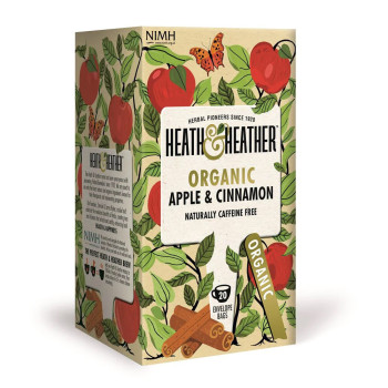Heath & Heather Organic Apple & Cinnamon Tea 20 bags