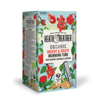 Heath & Heather Organic Bright & Fruity Morning Time Tea 20 bags