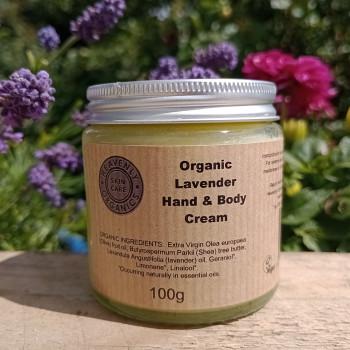 Heavenly Organics Lavender Hand & Body Cream 100g