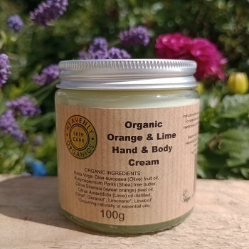 Heavenly Organics Organic Orange and Lime Hand & Body Cream