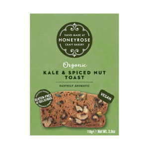 Honeyrose Organic Kale and Spiced Nut Toast