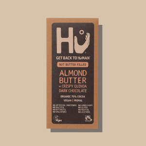 Hu Almond Butter and Crispy Quinoa Filled Dark Chocolate