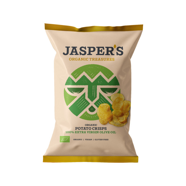 Organic Olive Oil Potato Crisps, 100g