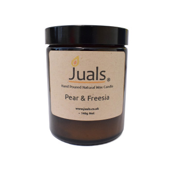 Juals Handmade Pear and Freesia Candle