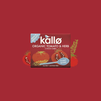 Kallo Organic Tomato & Herb 6 Stock Cubes