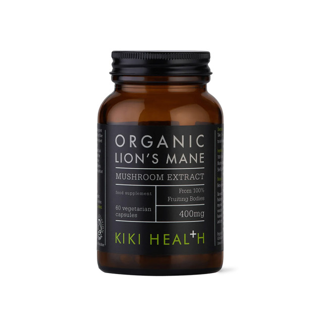 Organic Lion's Mane Mushroom Extract 400mg, 60 capsules