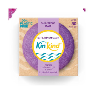 Kin Kind My PLATINUM touch! Purple Shampoo bar for very light hair
