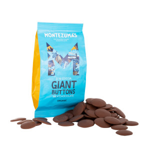 Montezuma's 38% Cocoa Organic Giant Buttons Milk Chocolate