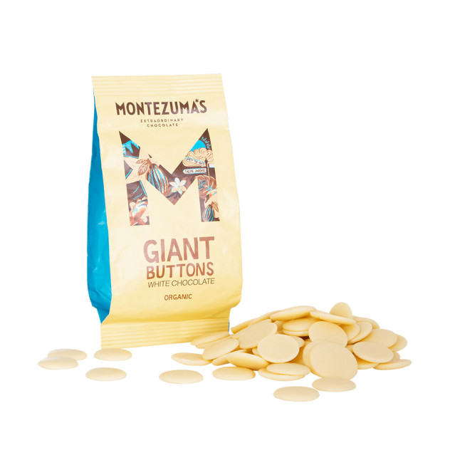 Montezuma's Organic Giant White Chocolate Buttons
